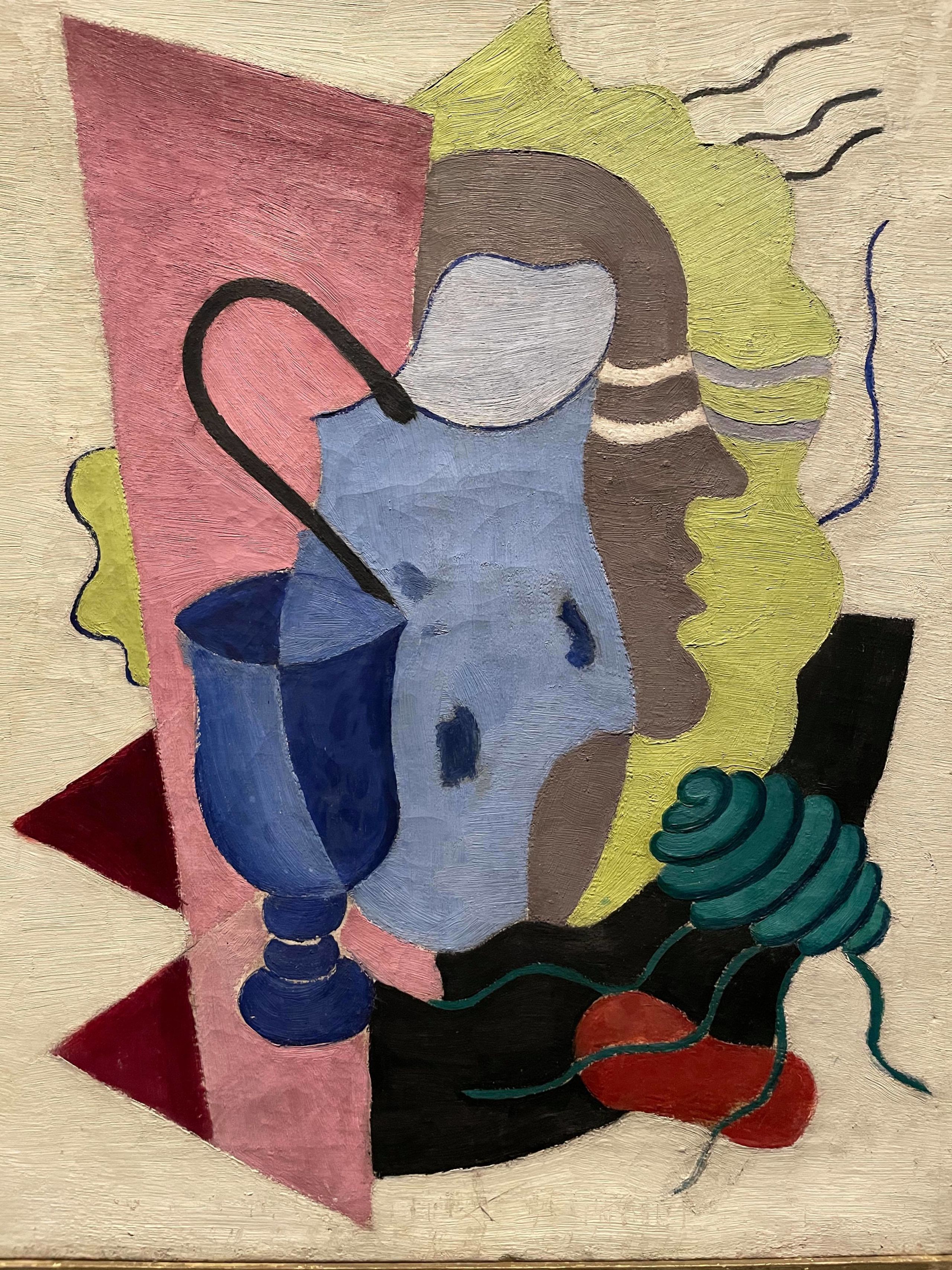 A photo of KellarOpstiling med kande, glas og profilhovede, 1937. © Kernn-Larsen / BONO.